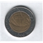 Lire 500 bimetall.  